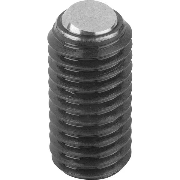 Ball-End Thrust Screw Without Head, Form:B Steel Ball, M24, L=50, Kipp, Mfr#: K0383.22450
